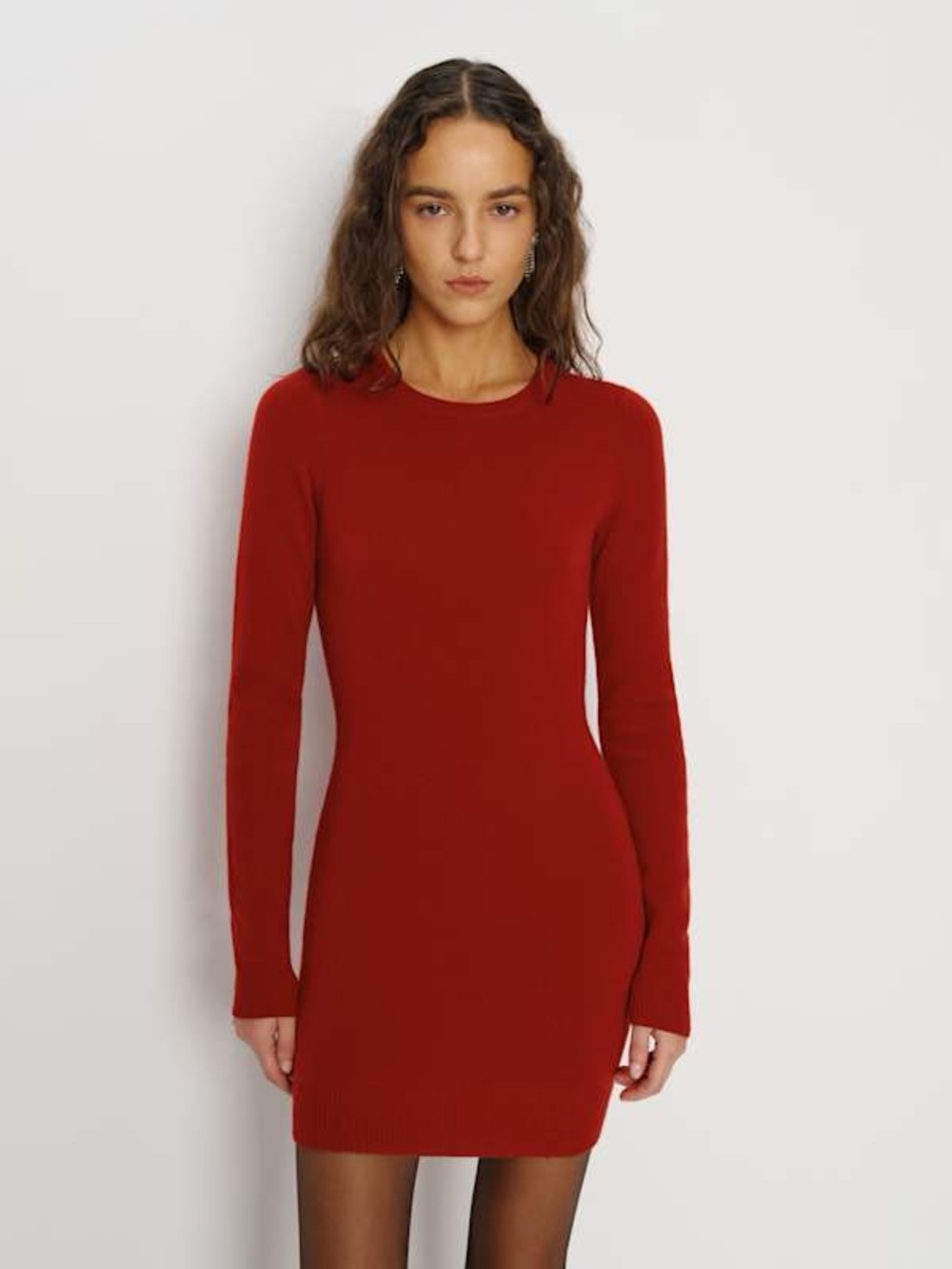 Reformation Walker Cashmere Crew Dress Small